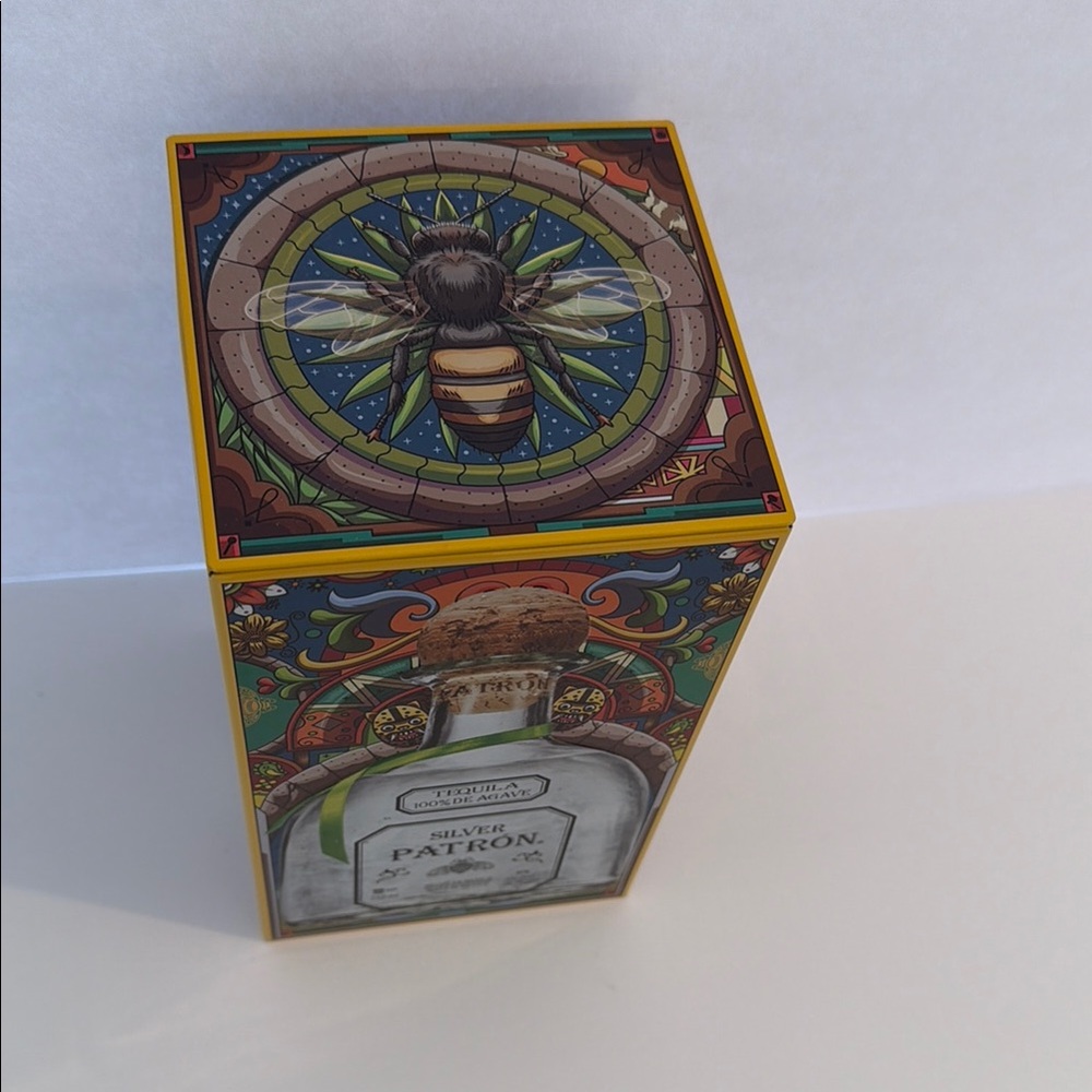 Silver Patron Limited Edition Decorative Tin Box - Multicolor - Picture 4 of 8